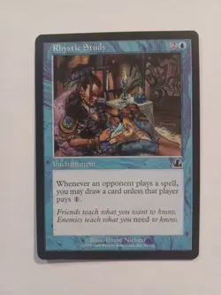 Rhystic Study Prophecy Mtg Magic The Gathering Card LP - Image 1