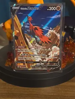 Pokemon Galarian Zapdos v TCG Chilling Reign Alternative Art Card 174/198 MINT - Image 1