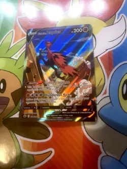 Pokemon TCG Galarian Zapdos v Alternate Art Chilling Reign Card 174/198 - Image 2