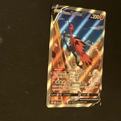 Galarian Zapdos v Chilling Reign Card 174/198 Pokemon TCG alternate Art - Image 2