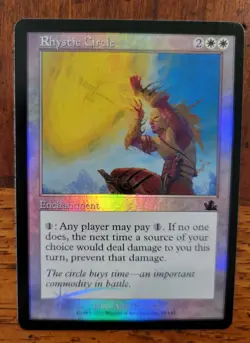 Rhystic Circle FOIL x1 MTG Prophecy Magic Light Play LP English - Image 1