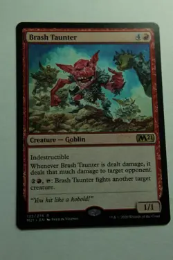 MTG Brash Taunter x1- -Core Set 2021-Lightly Played - Image 1