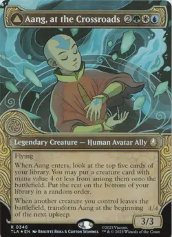 Aang, at the Crossroads (Showcase) - FOIL - R Avatar: The Last Airbender 346 - M - Image 1