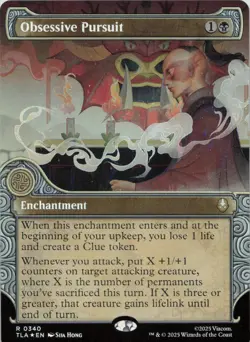 Obsessive Pursuit (Showcase) - FOIL - R Avatar: The Last Airbender 340 - MTG - Image 1