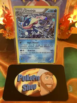 2016 Pokemon XY Black Star Promo Greninja XY162 - LP #14 - Image 1