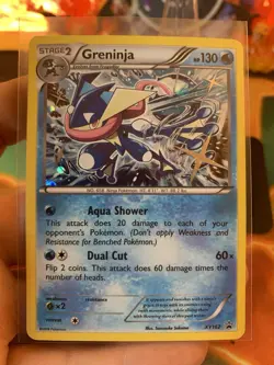 2016 Pokemon XY Black Star Promo Greninja XY162 - LP #14 - Image 2