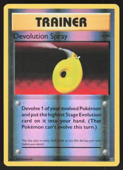 Devolution Spray 76/108 Reverse Holo Pokemon TCG XY - Evolutions LP - Image 1