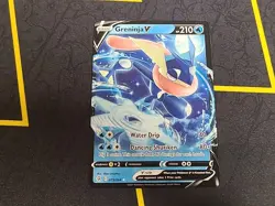 Pokemon Greninja V 073/264 Intro Deck NON-HOLO EXCLUSIVE LP-NM (Fusion Strike) - Image 1