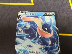 Pokemon Greninja V 073/264 Intro Deck NON-HOLO EXCLUSIVE LP-NM (Fusion Strike) - Image 2
