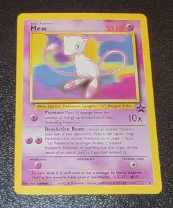 Pokemon Mew BLACK STAR 8 - WOTC PROMO - league 2000 - Image 1