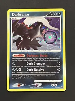 Darkrai 3/100 Diamond & Pearl Majestic Dawn Pokemon Holo Rare - Image 1