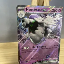 Houndstone ex SVP162 - Scarlet & Violet Black Star Promo Pokemon Card NM/M - Image 2