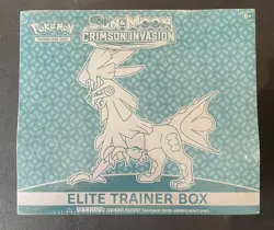 Pokemon SUN AND MOON CRIMSON INVASION Elite Trainer Box ETB New SEALED - Image 1