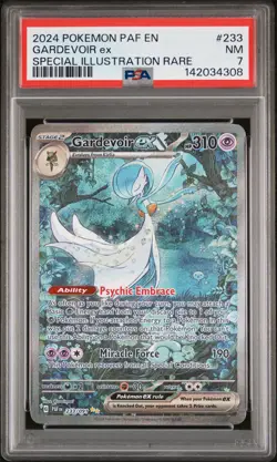 2024 POKEMON PAF EN-PALDEAN FATES SPECIAL ILLUSTRATION RARE GARDEVOIR EX PSA 7 - Image 1