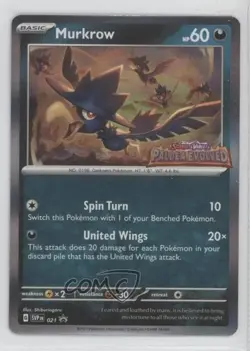 Murkrow Pokemon Scarlet & Violet Black Star Promo #021 - Image 1