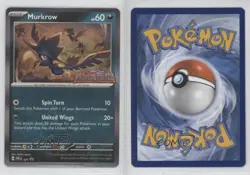 Murkrow Pokemon Scarlet & Violet Black Star Promo #021 - Image 3