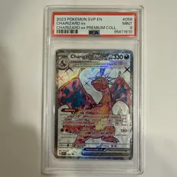 PSA 9 MINT Charizard EX SVP 056 Pokemon Scarlet Violet Full Art Black Star Promo - Image 1