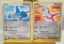 Pokemon 2003 Heroes Latios 15 & Latias 14 DVD Promo English Bundle - Image 1