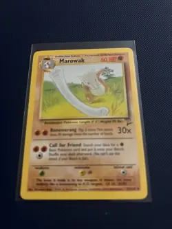Marowak 52/130 - Base Set 2 (WotC 2000) - NM Pokemon Card - Image 1