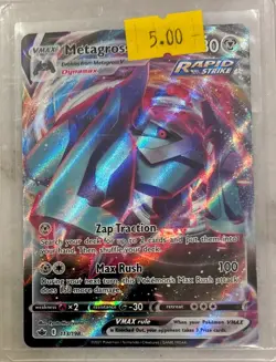 Pokemon TCG - METAGROSS VMAX - SWSH06: Chilling Reign (SWSH06) 113/198 | English - Image 1