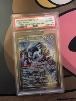 2023 POKEMON PAL EN-PALDEA EVOLVED SPECIAL ILLUSTRATION RARE CHIEN-PAO EX PSA 10 - Image 1