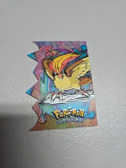 2000 Topps Chrome Pokemon Pidgeot Die Cut Card Ev 12 - Image 1