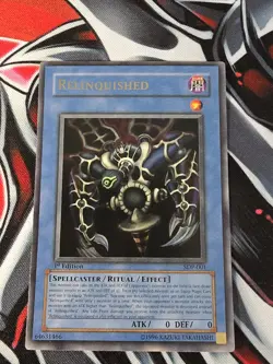 Yugioh! Relinquished - SDP-001 Ultra Rare 1st Edition - LP - Image 1