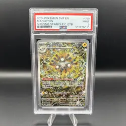 Pokemon Center Stamp Promo Magneton Surging Sparks ETB SVP EN 159 PSA 9 Mint - Image 1