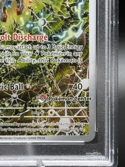 2024 POKEMON SURGING SPARKS POKEMON CENTER ETB PROMO SVP EN #159 MAGNETON PSA 9 - Image 2