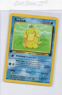 Pokemon - Psyduck #65/82 - Team Rocket - 1st Edition - LP - Image 1