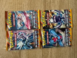 Sealed Pokemon Black & White Plasma Blast Booster Pack x4 - 1 of Each Artwork - Image 1