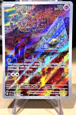 Pokemon TCG Drowzee 210/198 Scarlet & Violet Base Set Illustration Rare - Image 1