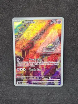 Pokemon TCG Drowzee 210/198 Scarlet & Violet Base Set Illustration Rare - Image 1