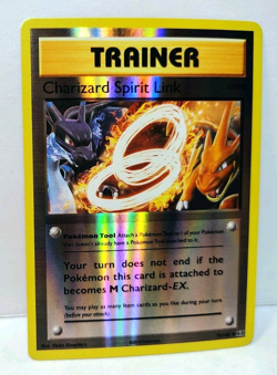 POKEMON CHARIZARD SPIRIT LINK 75/108 REVERSE HOLO XY EVOLUTIONS LP-NM - Image 1
