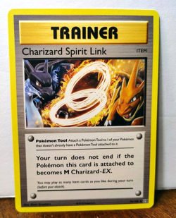 POKEMON CHARIZARD SPIRIT LINK 75/108 REVERSE HOLO XY EVOLUTIONS NM NEAR MINT - Image 1