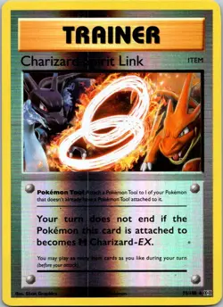 Pokemon Charizard Spirit Link Uncommon XY - Evolutions 75/108 NM Reverse Holo - Image 1