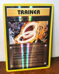 POKEMON CHARIZARD SPIRIT LINK 75/108 REVERSE HOLO XY EVOLUTIONS LP-NM - Image 1