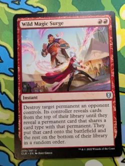 Wild Magic Surge - CLB - 206/361 - MTG - TCG Card - Image 1