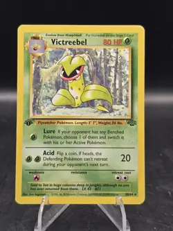 Pokemon TCG Victreebel 30/64 1st Edition Jungle Regular Rare MP - Image 1