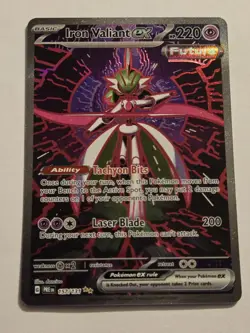 Iron Valiant ex 157/131 Sv: Prismatic Evolutions Holo SIR Pokemon TCG - Image 1