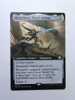 MTG Bitterhorn, Nissa's Animus (MOC) March of the Machine Extended Regular 132 - Image 1