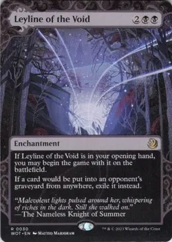MTG Leyline of the Void (Extended Art) (376) | NM | Duskmourn {DSK} - Image 1