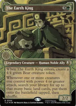 The Earth King (Showcase) - FOIL - R Avatar: The Last Airbender 344 - MTG - Image 1