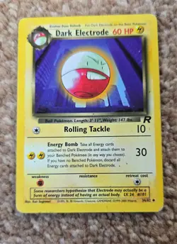 Team rocket pokemon cards 1999 non holo, rare. Dark pokemon - Image 3