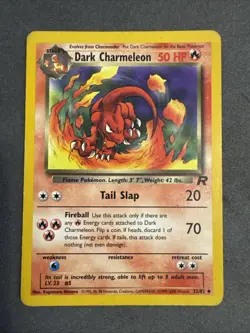 Pokemon TCG Dark Charmeleon Team Rocket 32/82 Regular Unlimited Uncommon Card - Image 1