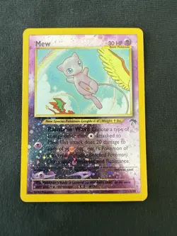 Mew Southern Island 1 Reverse Holo Swirl Pokemon TCG - Image 1
