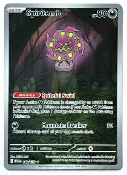 Spiritomb 148/132 - Pokemon TCG -Mega Evolution Illustration Rare Holo - M/NM - Image 1