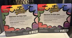 Pokemon TCG Mega Evolution Ascended Heroes Tech Sticker Collection Lot of 2 - Image 2