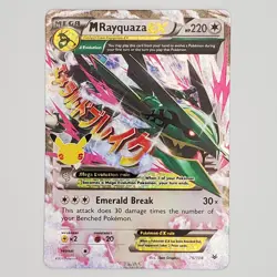 Pokemon TCG M Rayquaza EX Celebrations Classic Collection Holo Ultra 76/108 NM - Image 1