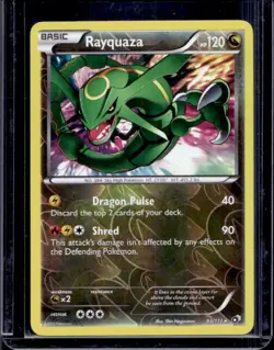 2013 Pokemon Black & White Legendary Treasures Rayquaza Reverse Holo #93/113 - Image 1
